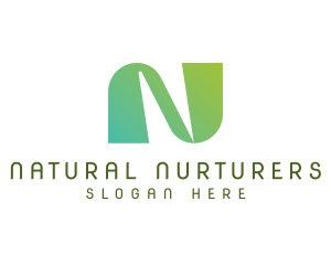 Modern Creative Digital Letter N logo design