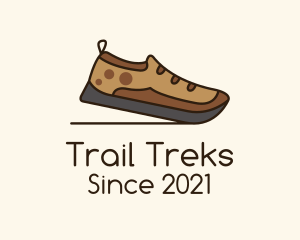 Brown Trail Shoe logo design