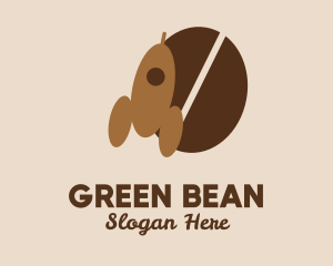 Rocket Coffee Bean  logo design