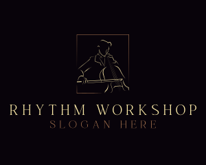 Cello Musician Instrument logo