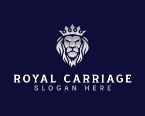 Royal Lion Crown logo design