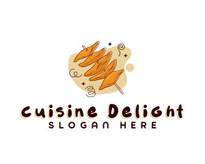 Filipino Kikiam Snack logo design