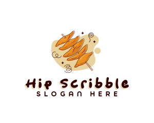 Filipino Kikiam Snack logo design