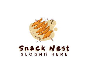 Filipino Kikiam Snack logo design