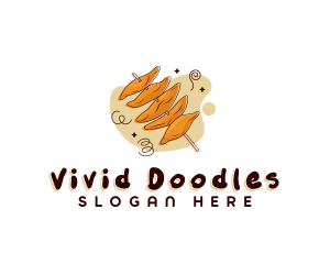 Filipino Kikiam Snack logo design