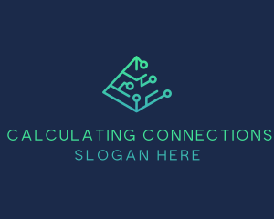 Digital Circuit Connectivity logo design