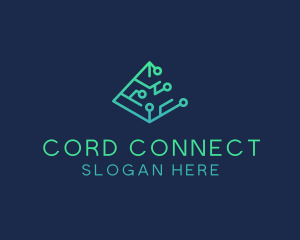 Digital Circuit Connectivity logo design