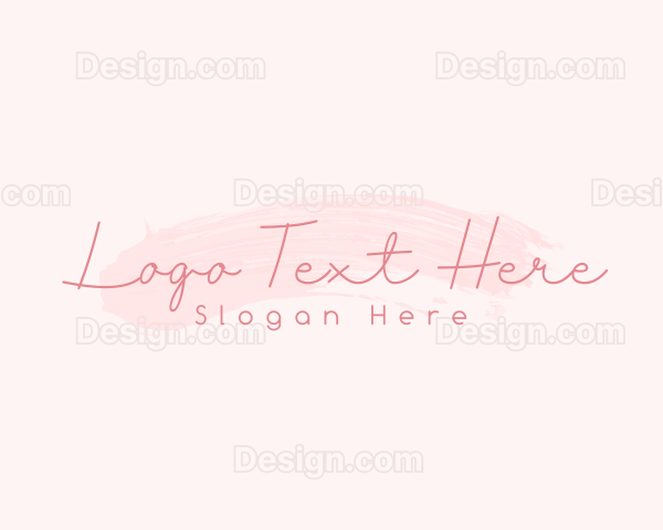 Cosmetics Brush Business Logo