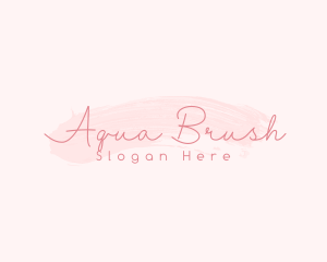 Cosmetics Brush Business logo design