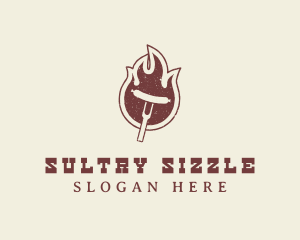 Flame Barbecue Sausage logo
