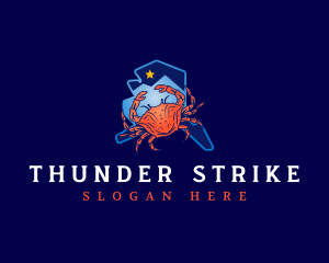 Alaska Crustacean Crab Logo