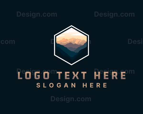 Outdoor Mountain Adventure Logo