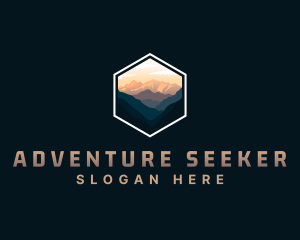 Outdoor Mountain Adventure logo design