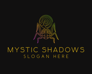 Psychedelic Mystic Spider logo design