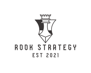 Rook Castle Chess Crest logo