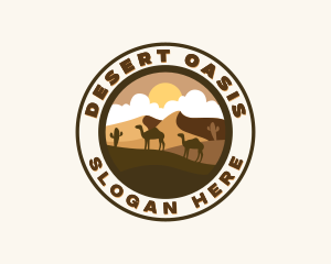 Camel Desert Sand logo design