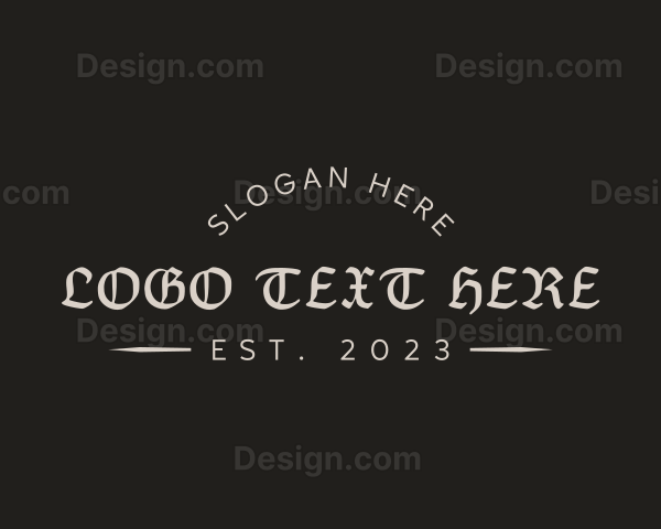 Gothic Style Business Logo