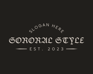 Gothic Style Business logo design