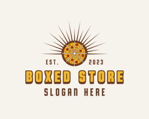 Pizza Pie Food logo design