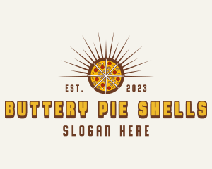 Pizza Pie Food logo design