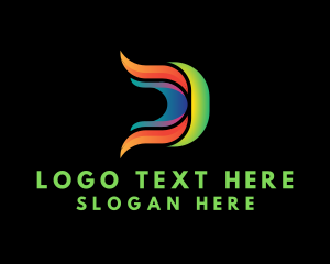 Creative Marketing Letter D logo