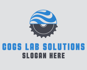 Global Cog Wheel Gear logo design