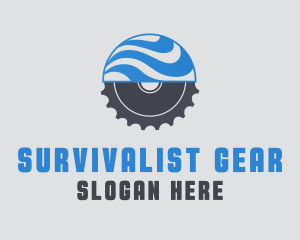 Global Cog Wheel Gear logo design