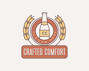 Wheat Beer Brewery logo design