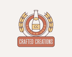 Wheat Beer Brewery logo design