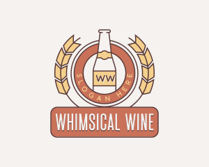 Wheat Beer Brewery logo design