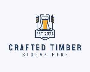 Malt Brewery Bar logo design