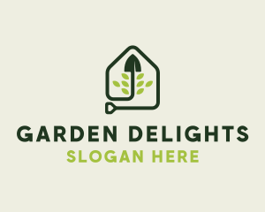 Shovel House Garden logo design