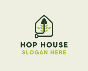 Shovel House Garden logo design