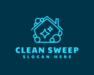 Clean House Housekeeping logo design