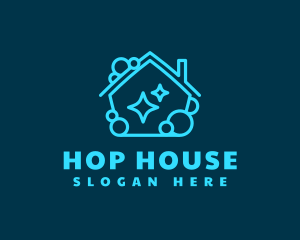 Clean House Housekeeping logo design