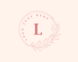 Natural Floral Wedding logo