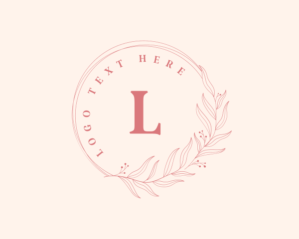 Natural Floral Wedding logo