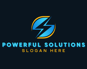 Lightning Power Energy logo design