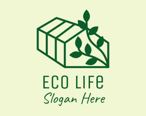 Leaves Plant Greenhouse  logo design