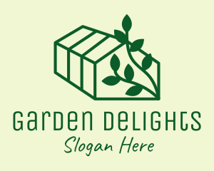 Leaves Plant Greenhouse  logo design