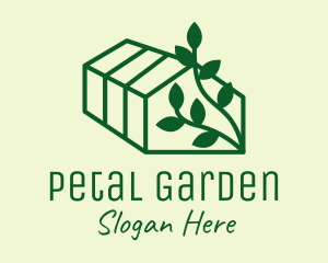 Leaves Plant Greenhouse  logo design