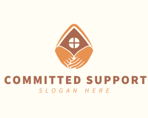 Housing Support Hands logo design