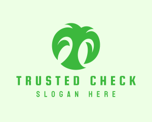 Green Organic Letter T logo design