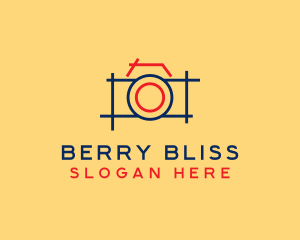 Minimal Photography Camera logo design