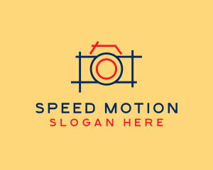 Minimal Photography Camera logo design