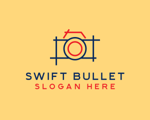 Minimal Photography Camera logo design