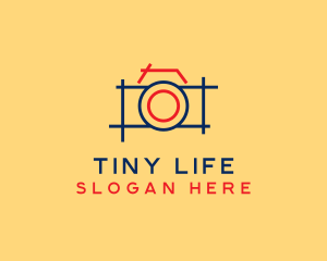 Minimal Photography Camera logo design