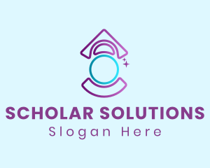 Purple Student Graduation logo