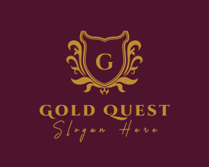 Gold Shield Boutique logo design