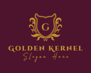 Gold Shield Boutique logo design